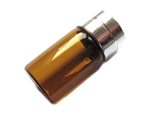 Glasflasche zum Befllen mit Schraubverschluss, ca. 31x16mm